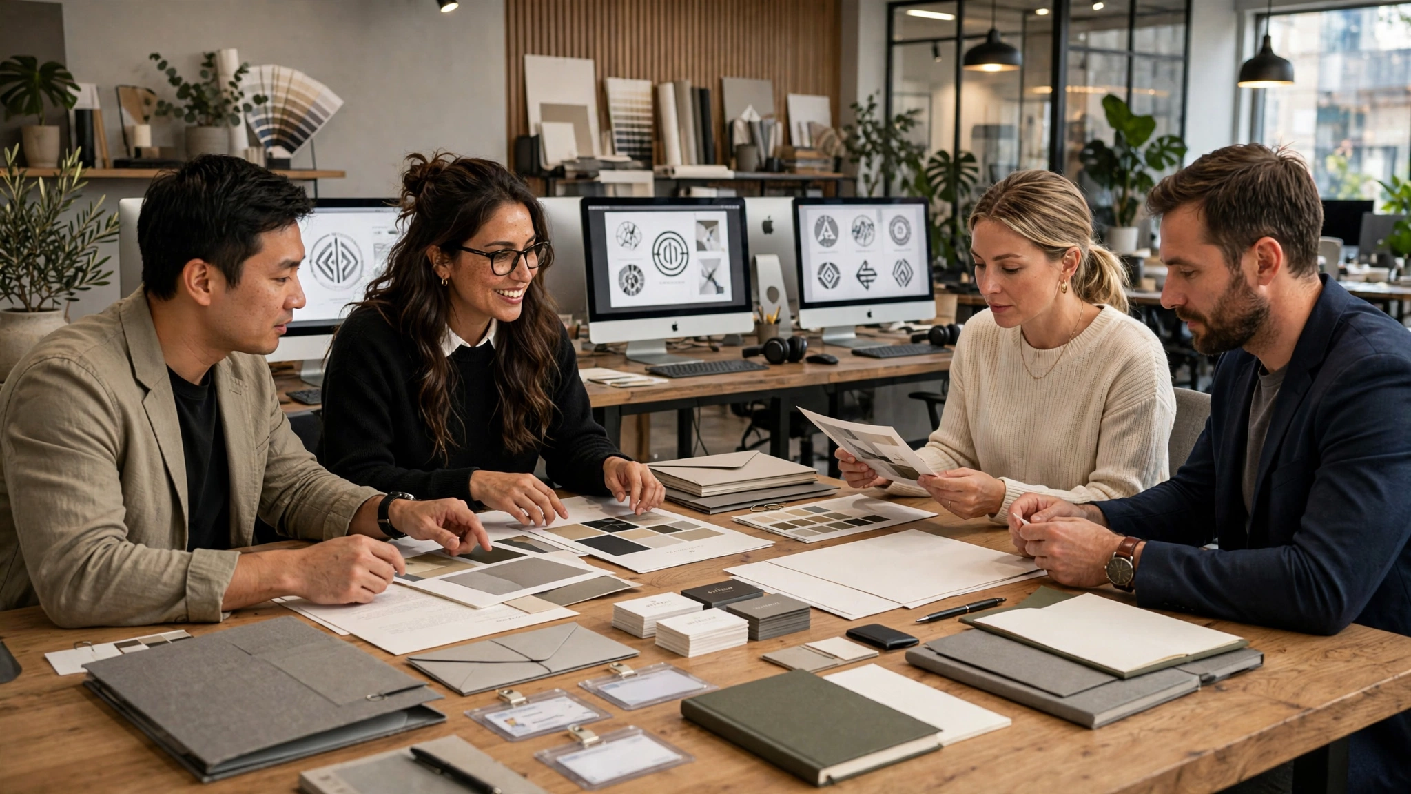 Brand stationery design and corporate identity consultation